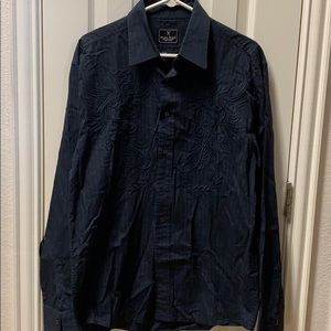 Men’s Navy Marc Ecko long sleeve shirt